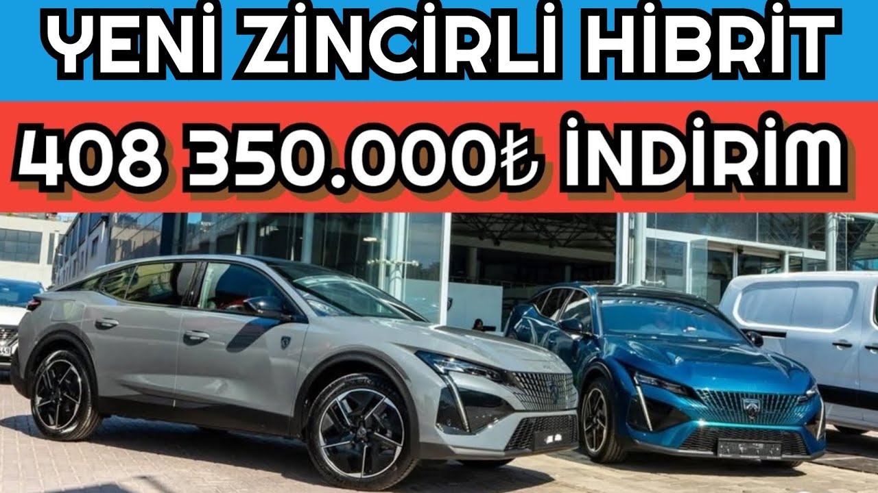 ARALIK 2025 YENİ PEUGEOT 408 1.2 EHYBRID 145HP EDCS6 BAYİ PAZARLIKLI İNDİRİMLİ FİYATI 