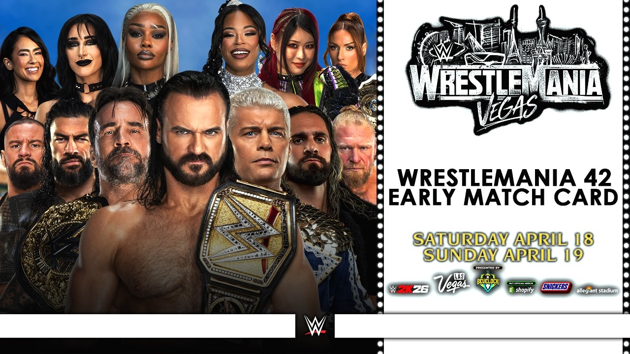 WWE WrestleMania 42 - Match Card Predictions