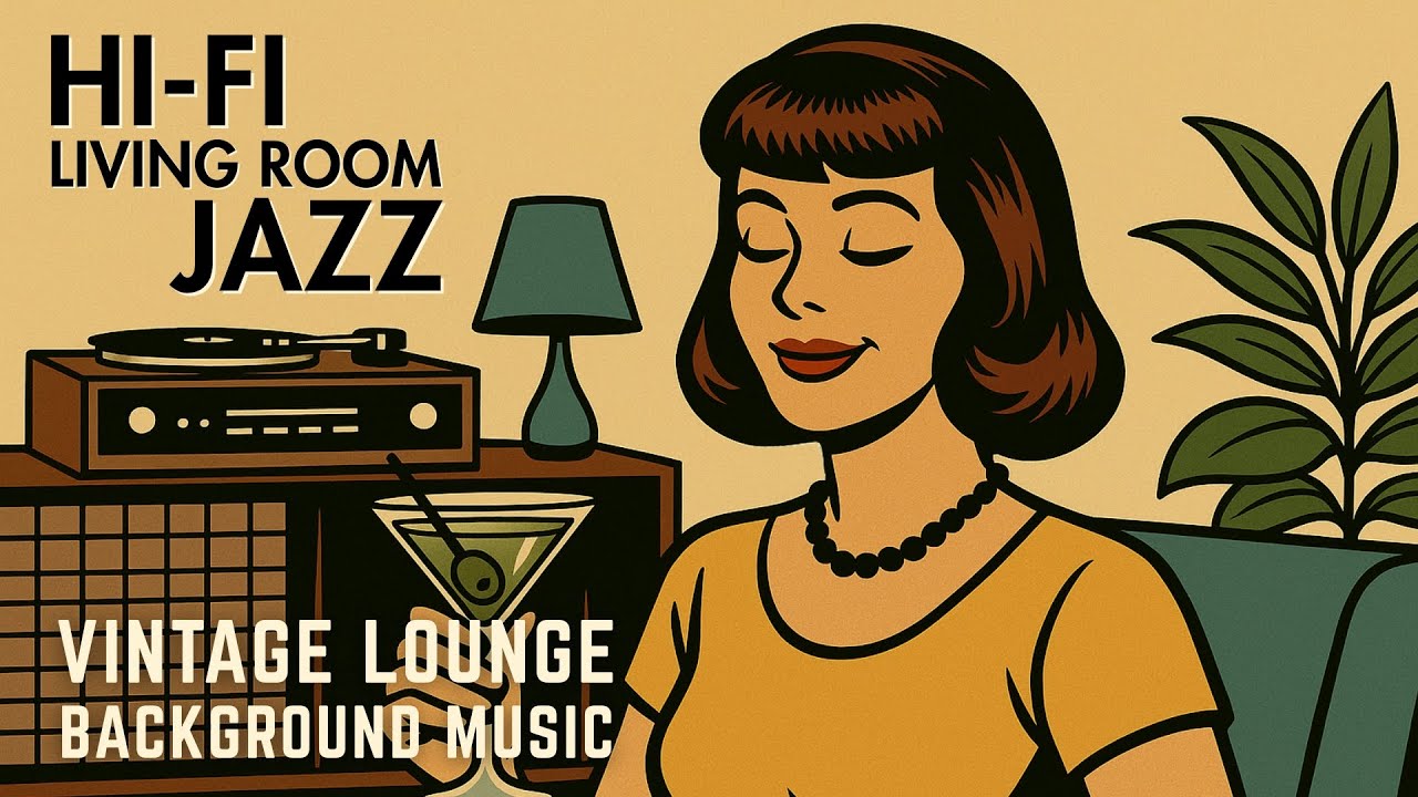 🎺 Hi-Fi Living Room Jazz | 60s Martini Lounge | Vintage Lounge Background Music