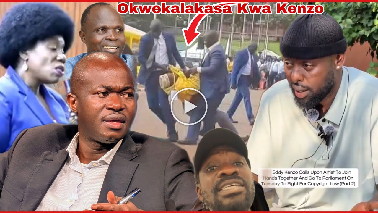 Okwekalakasa Kwa Eddy Kenzo // Bamutute Talinya Bobi Wine Esanyu Linji Jali Coppyright Etabuse Eno