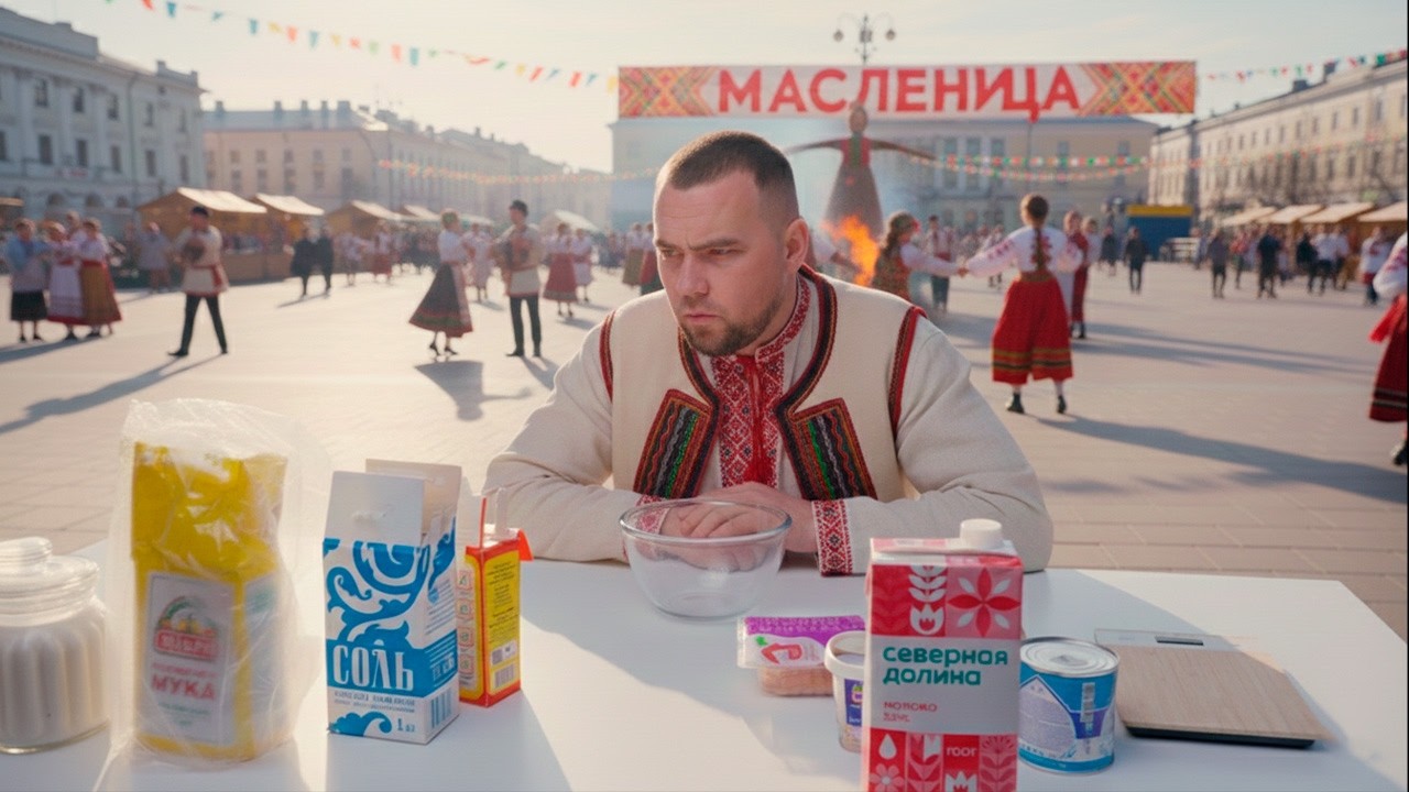Блины, завтрак Беларуси!