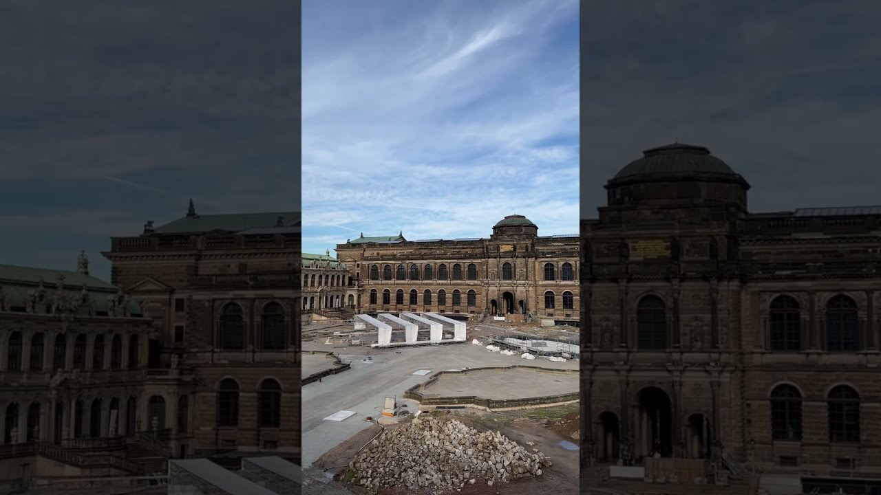 Crown in Zwinger Palace in Dresden: ongoing restoration behind the scenes