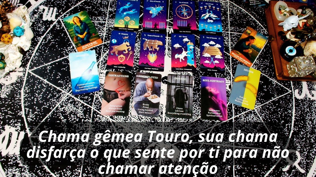 Chama gêmea Touro, sua chama disfarça o que sente por ti para não chamar atenção