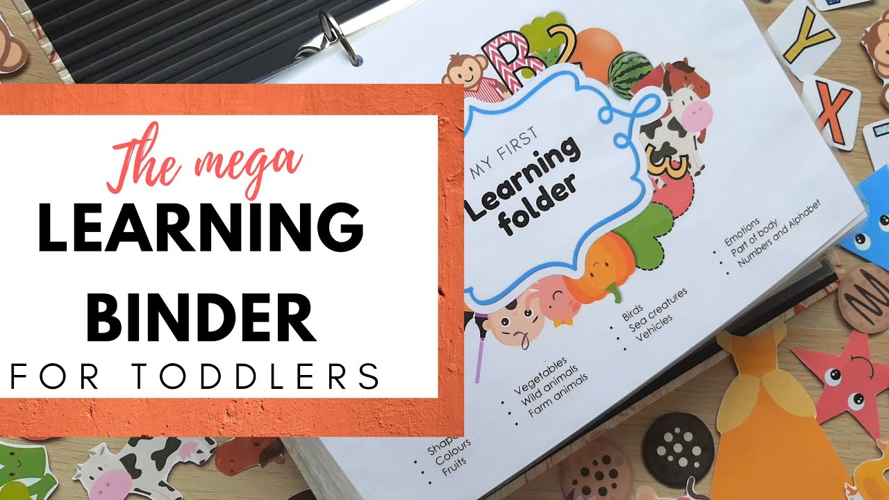 Toddler Learning folder- The ultimate bundle | mega Learning binder
