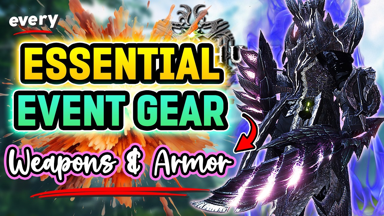 EVERY Essential Event for AWESOME Gear in Monster Hunter World