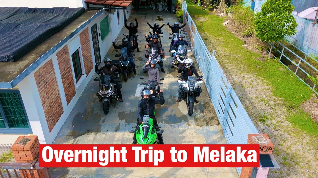 Rode to Melaka for a 2D1N stay with riding buddies. Love the Nyonya food!