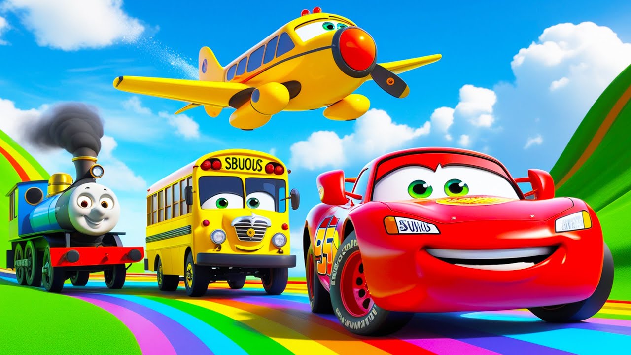 Flatbed Truck McQueen | Перевозка на грузовике — Выбоина против машины №12 | Игровой процесс Beam...
