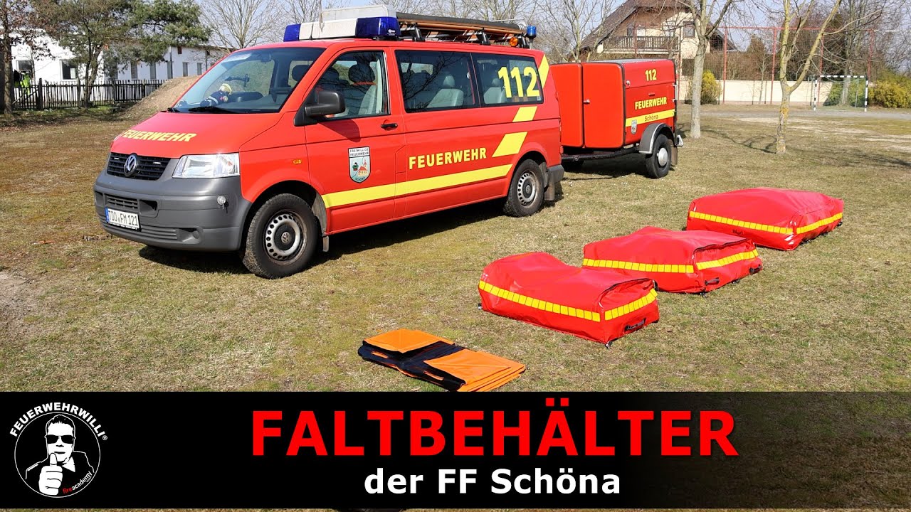 Faltbehälter-Auswahl der FF Schöna
