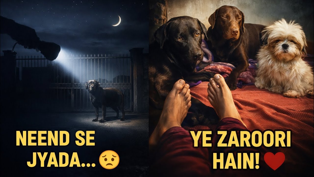 ❤️Jab duniya chup ho jaaye, tab ye chaar pair hi sab kuch ban jaate hain♥️🫶💪