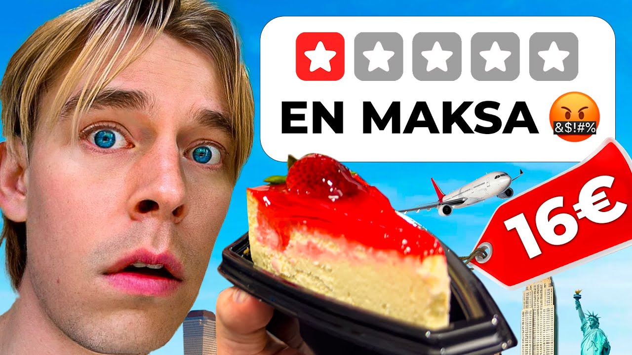 Testataan Amerikkalaisia lentokenttäruokia