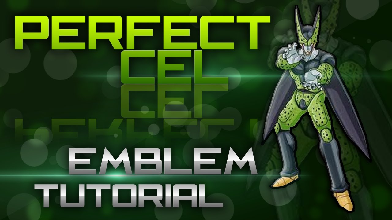 Black Ops 2 Perfect Cell(Dragon Ball Z) Emblem Tutorial