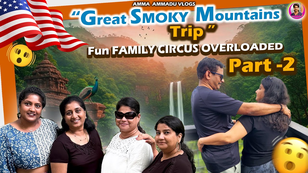 Great Smoky Mountains Family Adventure Part - 02 | Hiking & Wildlife | Telugu Vlogs