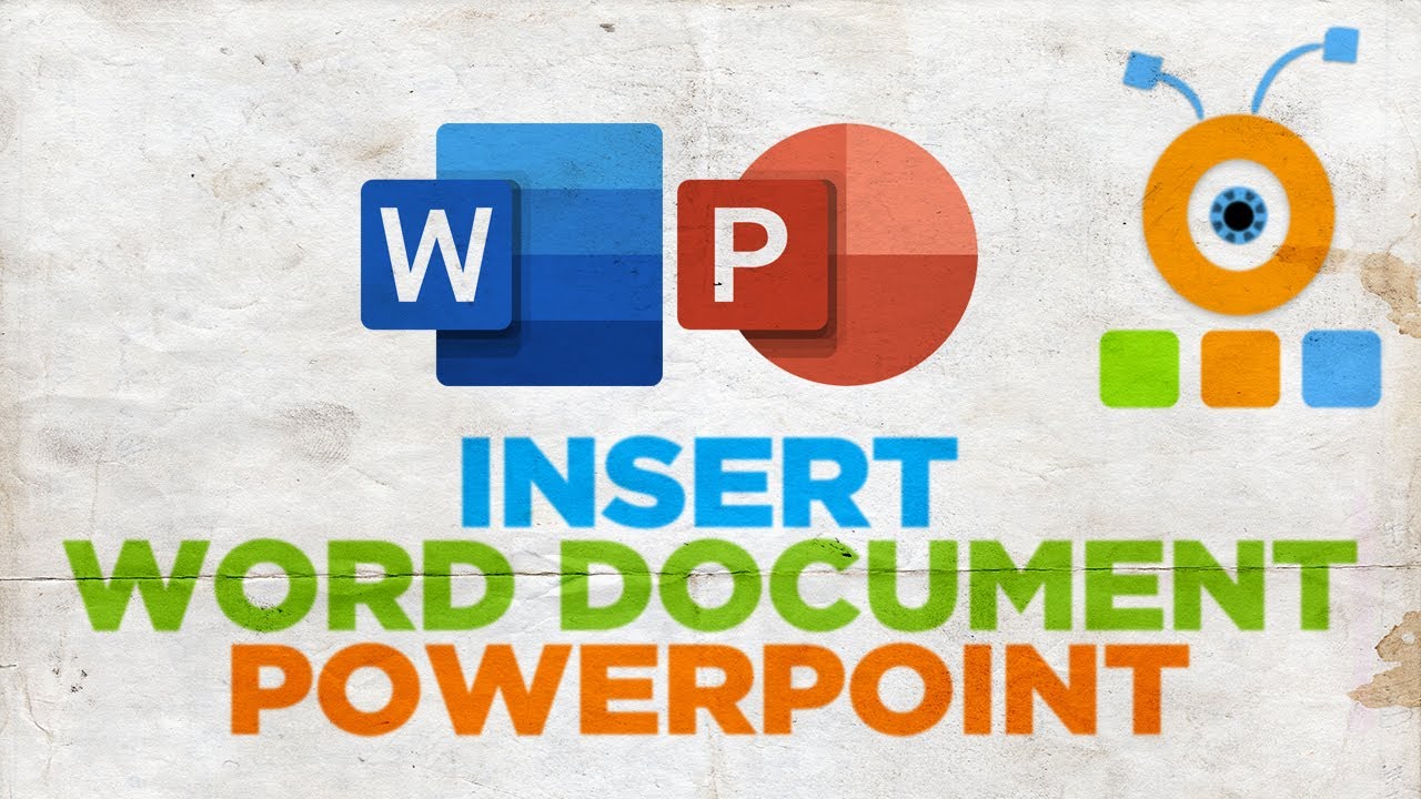 Как вставить документ Word в PowerPoint