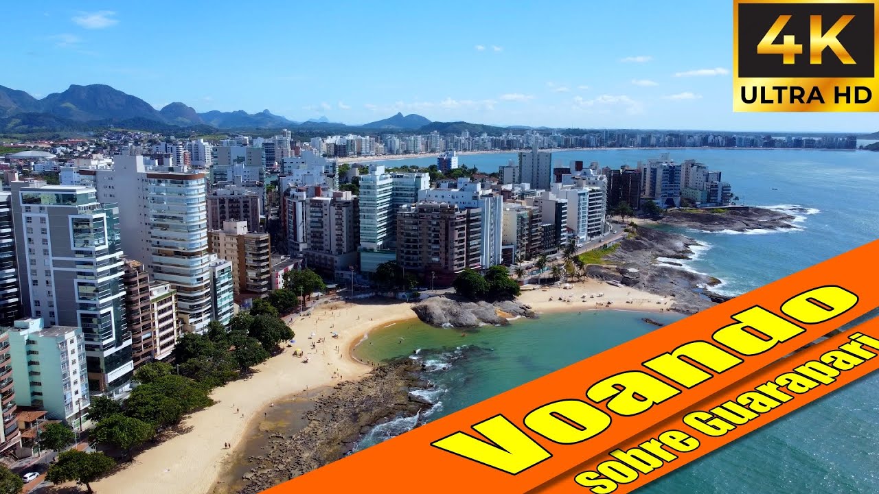 Voando em Guarapari - Praias do Centro [Drone DJI Mini 2]