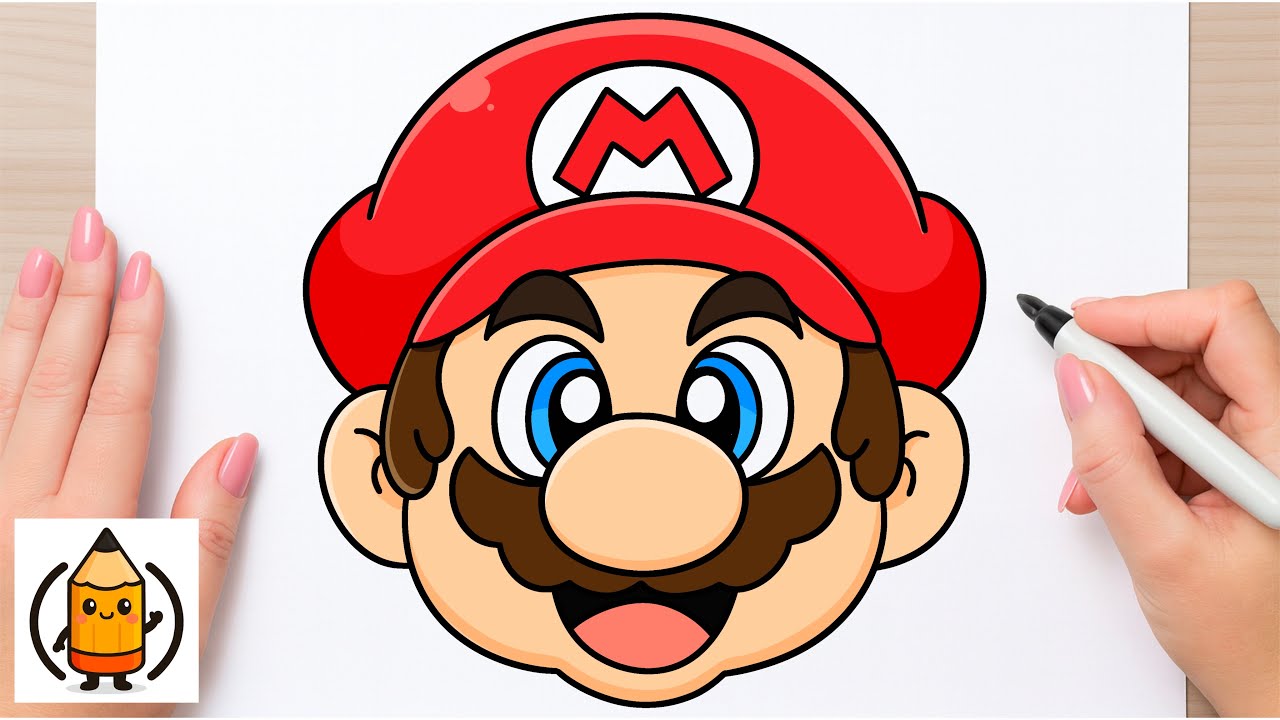 How To Draw Mario For Beginners | Easy Drawing Tutorial 