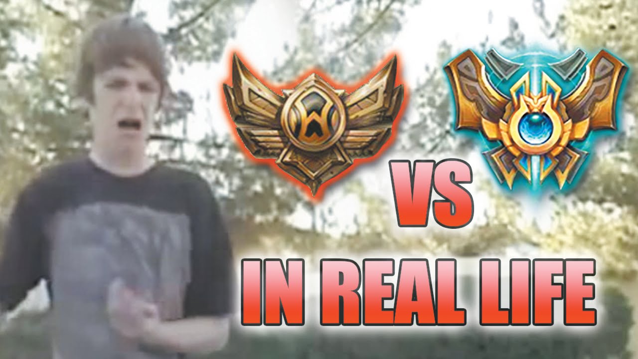 Bronze VS Challenger In Real Life #2  [Amateur VS Professional]