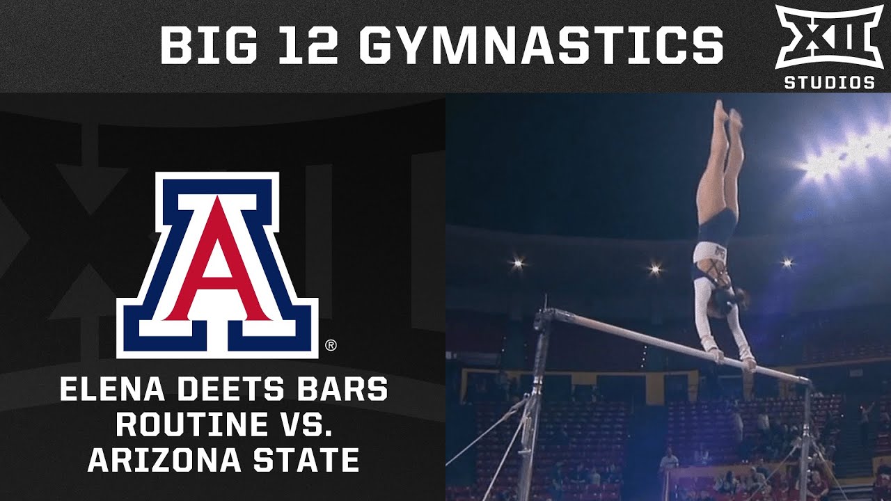 Arizona's Elena Deets' Bars Routine vs. Arizona State (1.26.25) | Big 12 Gymnastics
