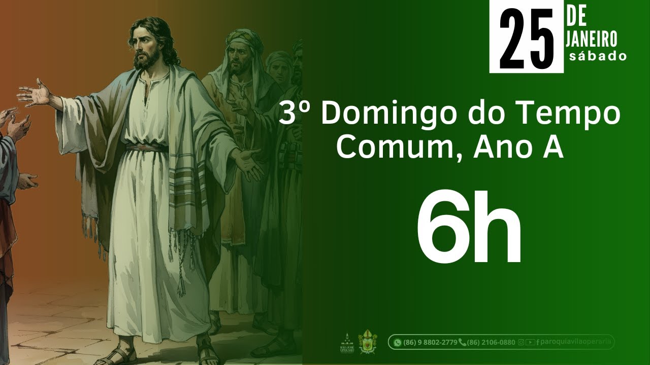 3º Domingo do Tempo Comum, Ano A, 25 de janeiro