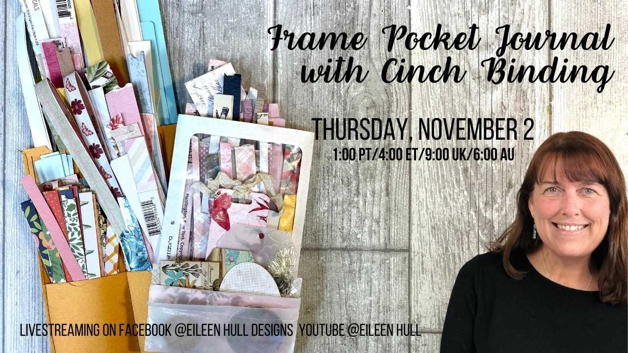 Frame Pocket Journal with Cinch Binding
