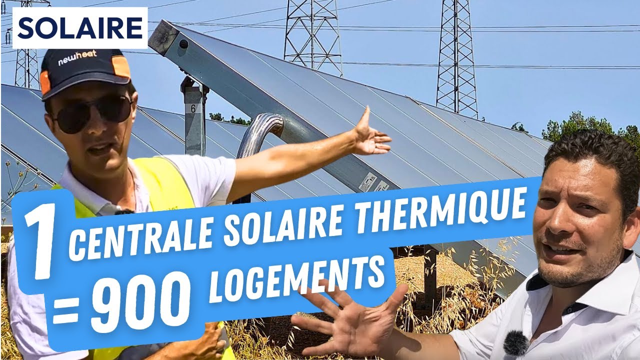 Centrale solaire thermique géante = chauffage et eau chaude pas chère ?