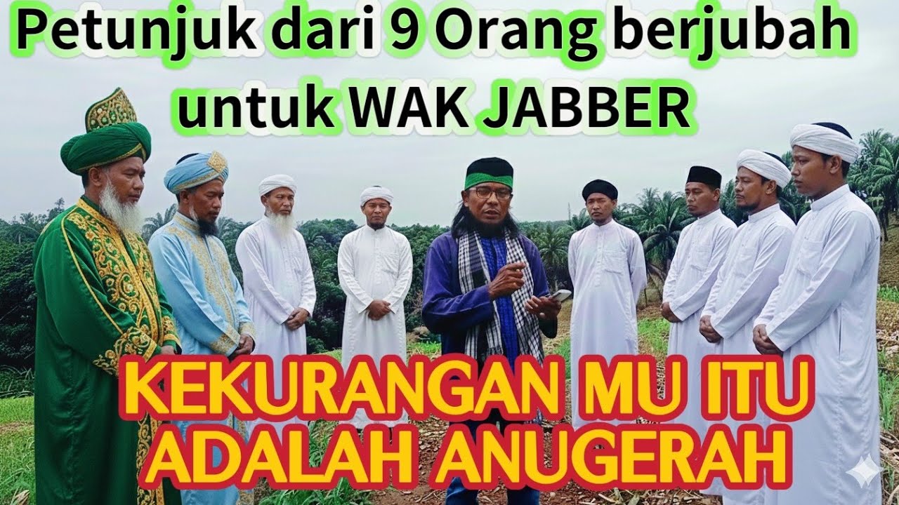 Wak Jabber terbaru.. Kekurangan yang ada pada diri itu Anugerah.. 