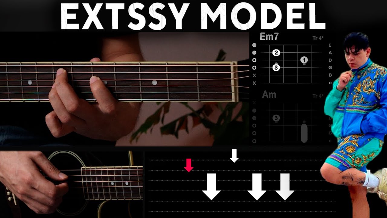 Extssy Model - Junior H GUITARRA Tutorial | Acordes