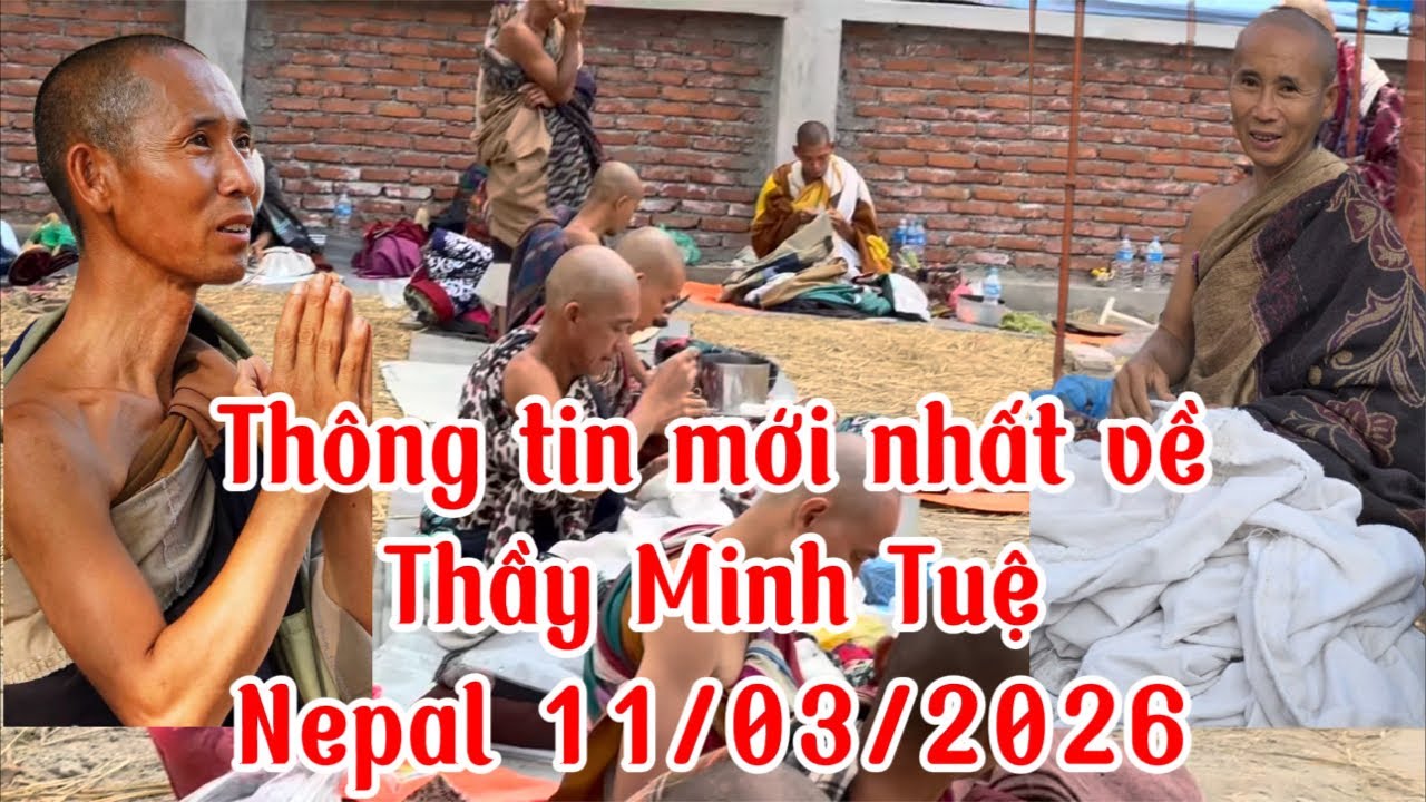 Cập nhật thông tin mới nhất về Thầy Minh Tuệ - Nepal 11/03/2026 #thayminhtue #suminhtue #dailammoctb