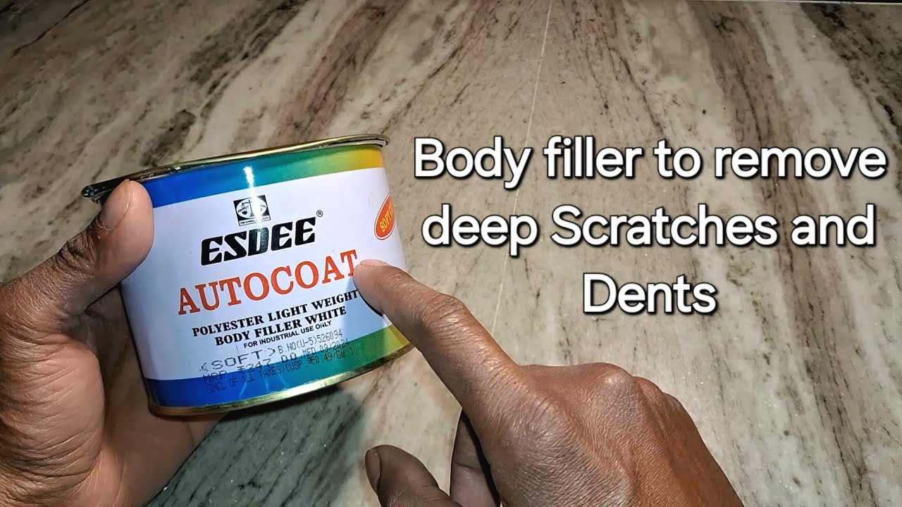 Details about Esdee Autocoat body filler. How to use it?