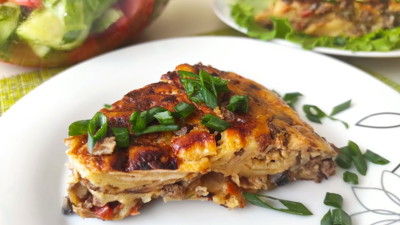 Потрясающе Вкусное, Сытное БЛЮДО НА СКОВОРОДКЕ!