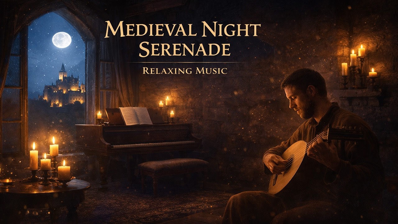 Medieval Sleep Music 🌙 | Piano & Lute | Relaxing Medieval Instrumental for Deep Sleep