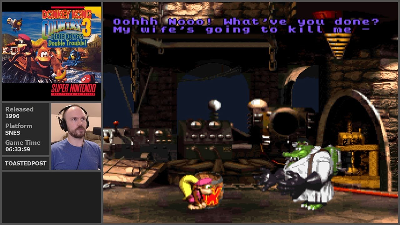 Donkey Kong Country 3 (SNES) (Playthrough: Part 2/2)