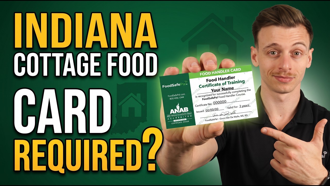 Indiana Cottage Food Law | Food Handler Card Required?