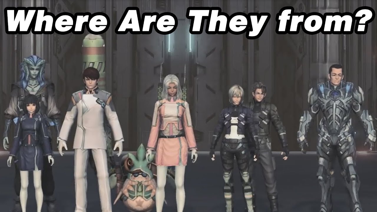 Where are Xenoblade X's Characters From?