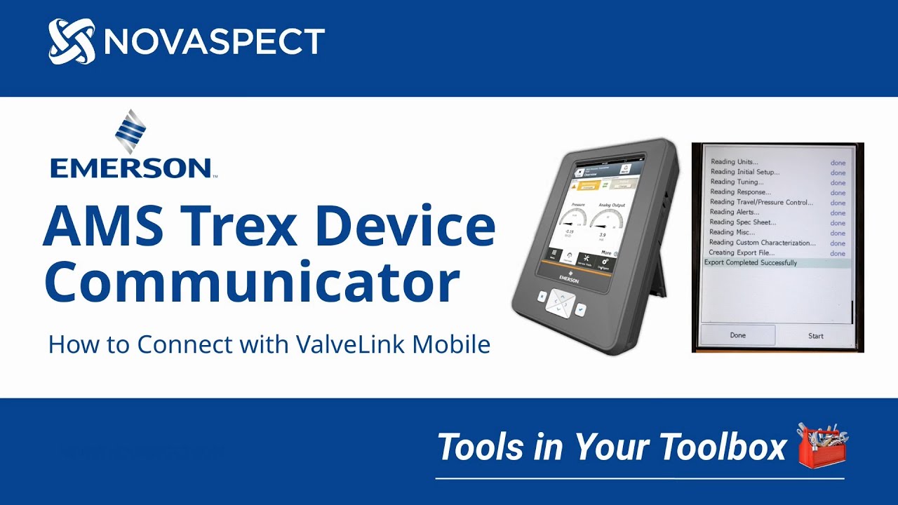How to Connect Your FIELDVUE™ DVC to ValveLink Mobile Using the AMS Trex Device Communicator