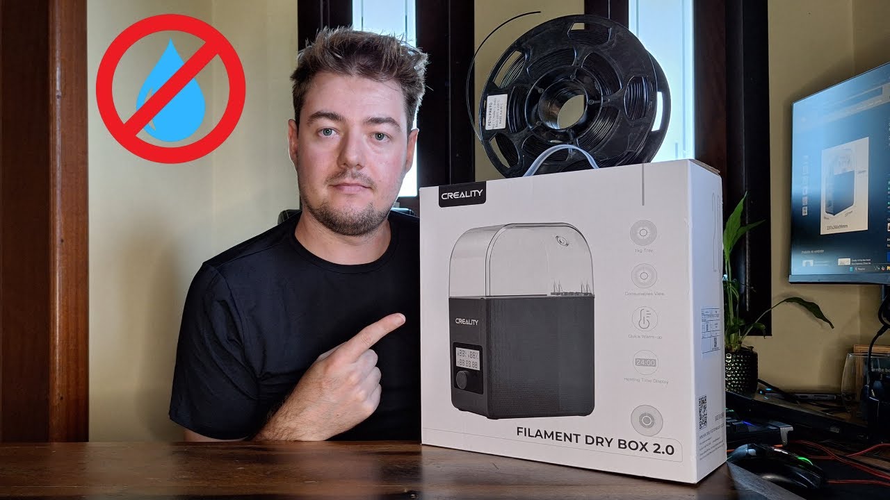 Umidade bateu e agora? | Secadora Filamentos Creality Dry Box 2.0