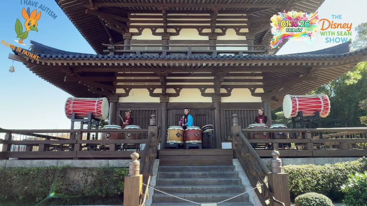 Taiko Drums at EPCOT Japan — Beautiful Morning Performance (4K) | Festival of the Arts