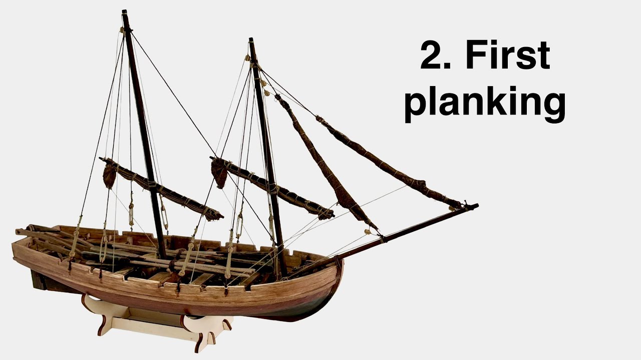 Bounty Boat Model Ship – First Planking Step by Step