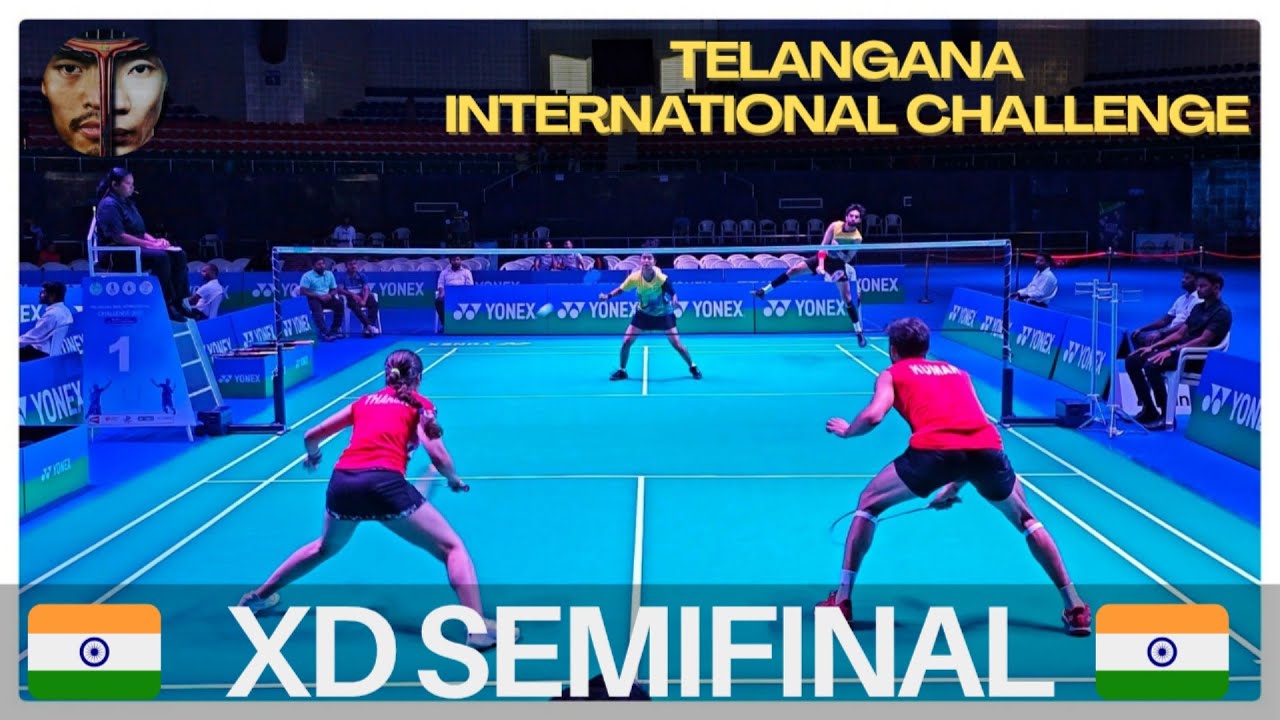 ISHAN BHATNAGAR/ARADHANA VS NITIN KUMAR/RITIKA:TELANGANA INTERNATIONAL CHALLENGE FINAL 