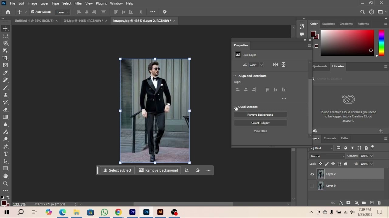 Background remove without selection  Photoshop tutorial