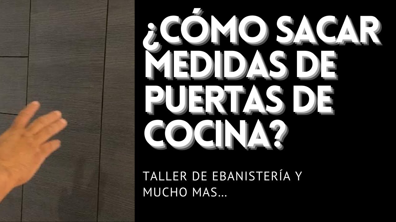¿Como sacar medidas para hacer las puertas de un gabinete?#medidasdepuertasdecocina
