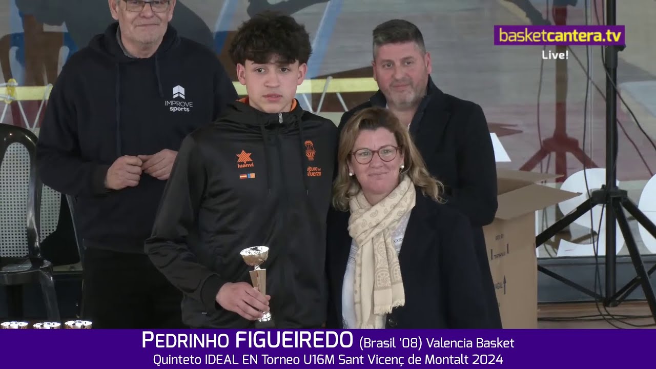 PEDRINHO FIGUEIREDO (Brasil '08) Valencia Basket. QUINTETO IDEAL Torneo U16 Sant Vicenç de Montalt