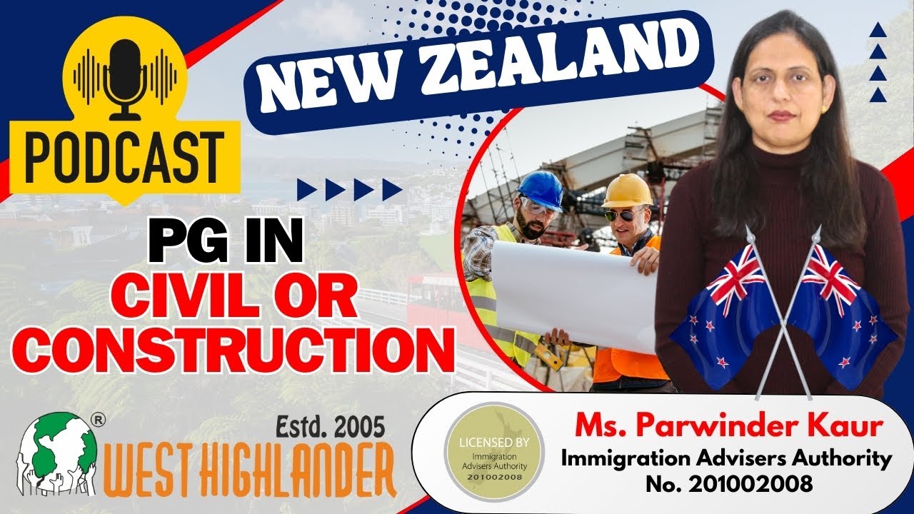 PG in Civil or Construction in New Zealand Podcast
