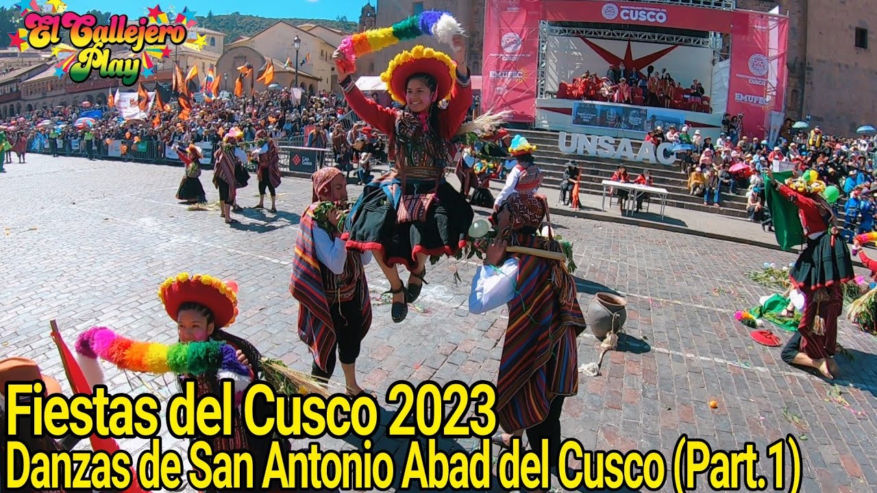 Fiestas del Cusco 2023 - Danzas de la Universidad de San Antonio Abad del Cusco (Lo mejor - Parte.1)