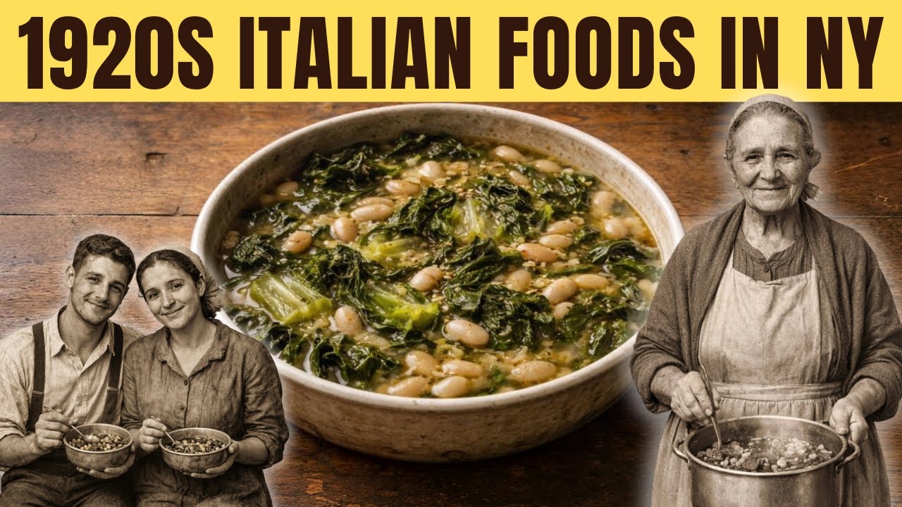 30 Foods Italian Immigrants ACTUALLY Ate in 1920s Little Italy, NY