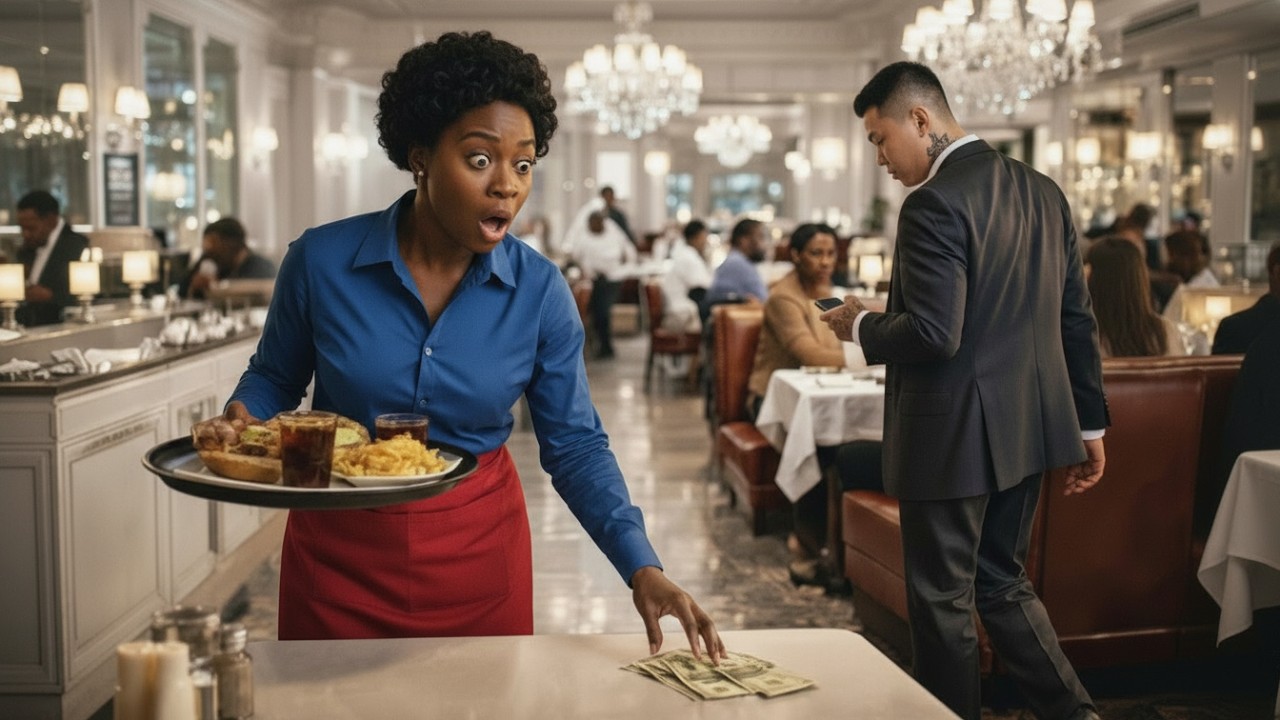 The Korean Mafia Boss Accidentally Left $1,000 on the Table — What the Poor Waitress Did Shocked...