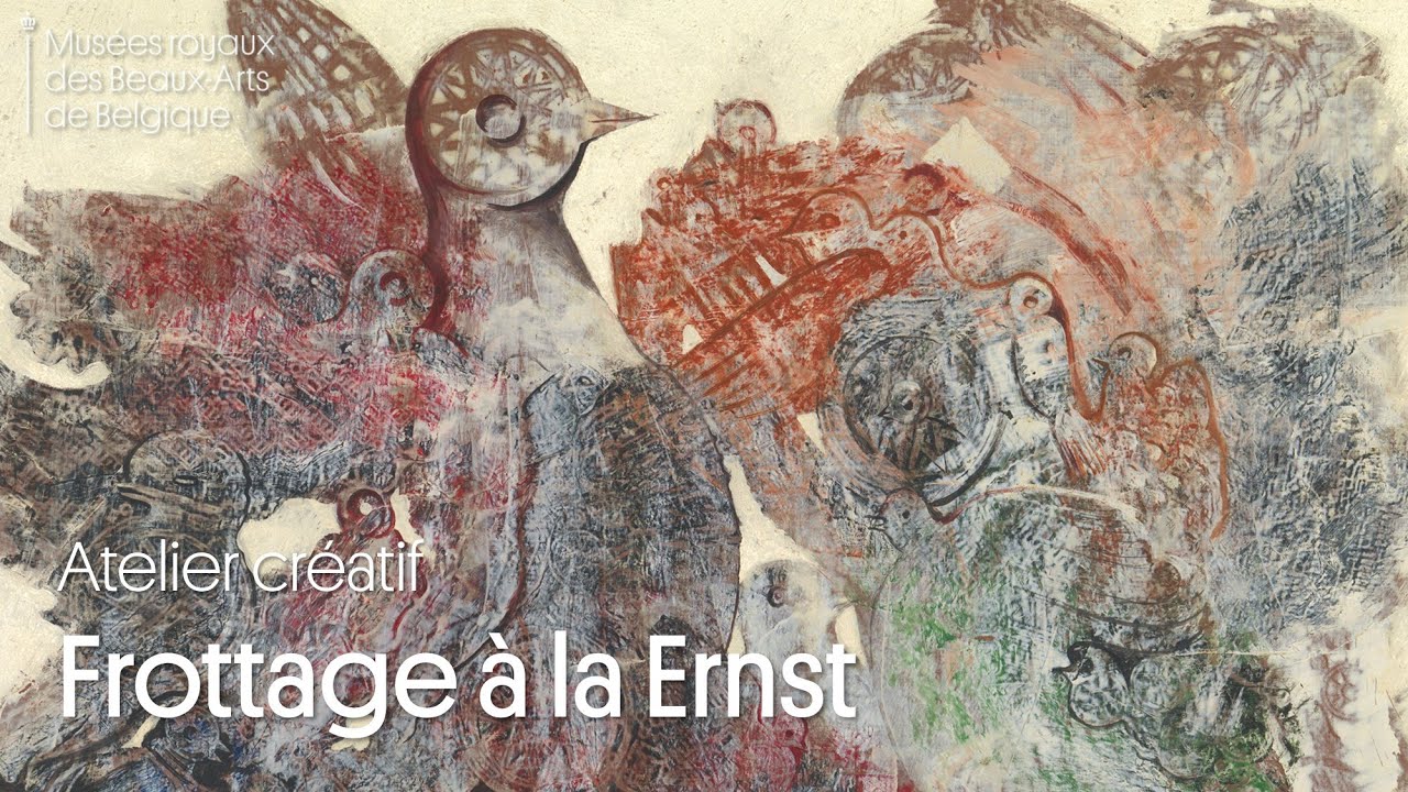Frottage à la Ernst | | Atelier créatif | Fine Arts At Home