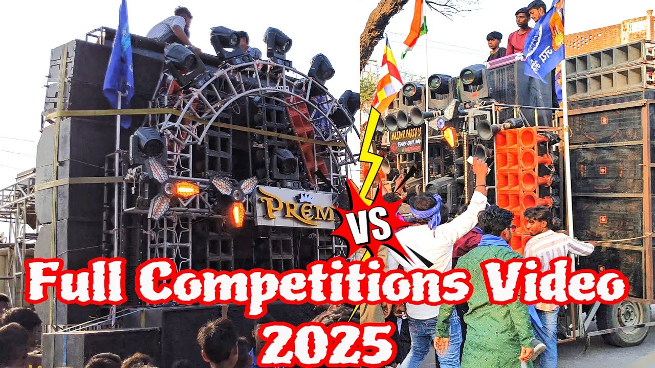 Full Competitions Video 🥵 Prem Dj Mau Vs Haider Radio Mau 🔥 | Nagara Balliya Road Show 2025