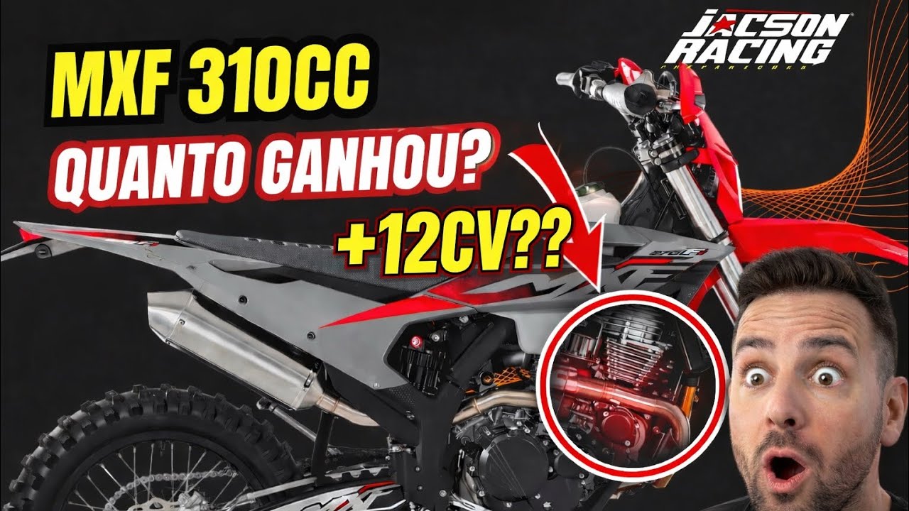 A MXF tem só 20cv… fiz 310cc e olha quanto ganhou