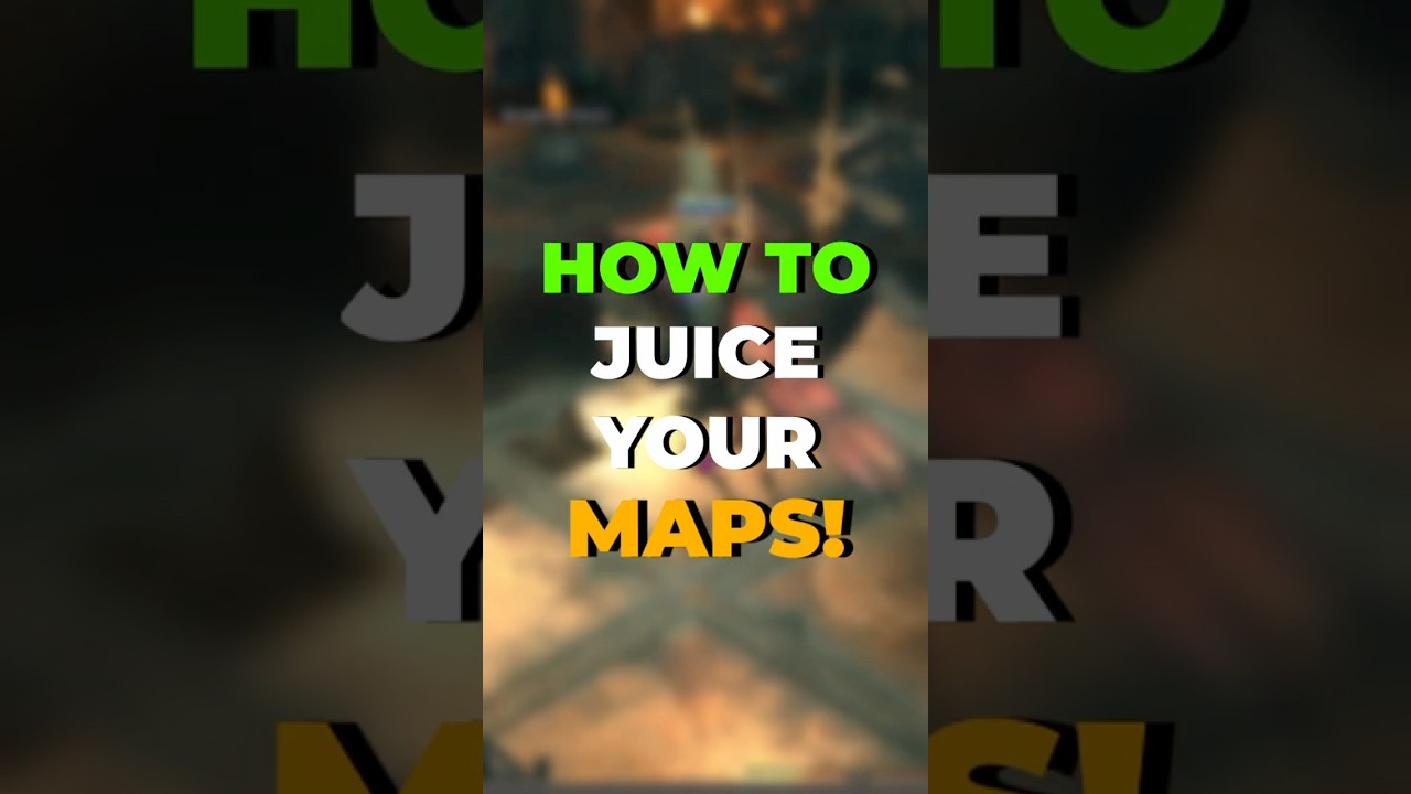 Best Way to Juice up your Endgame Maps! Path of Exile 2 #shorts