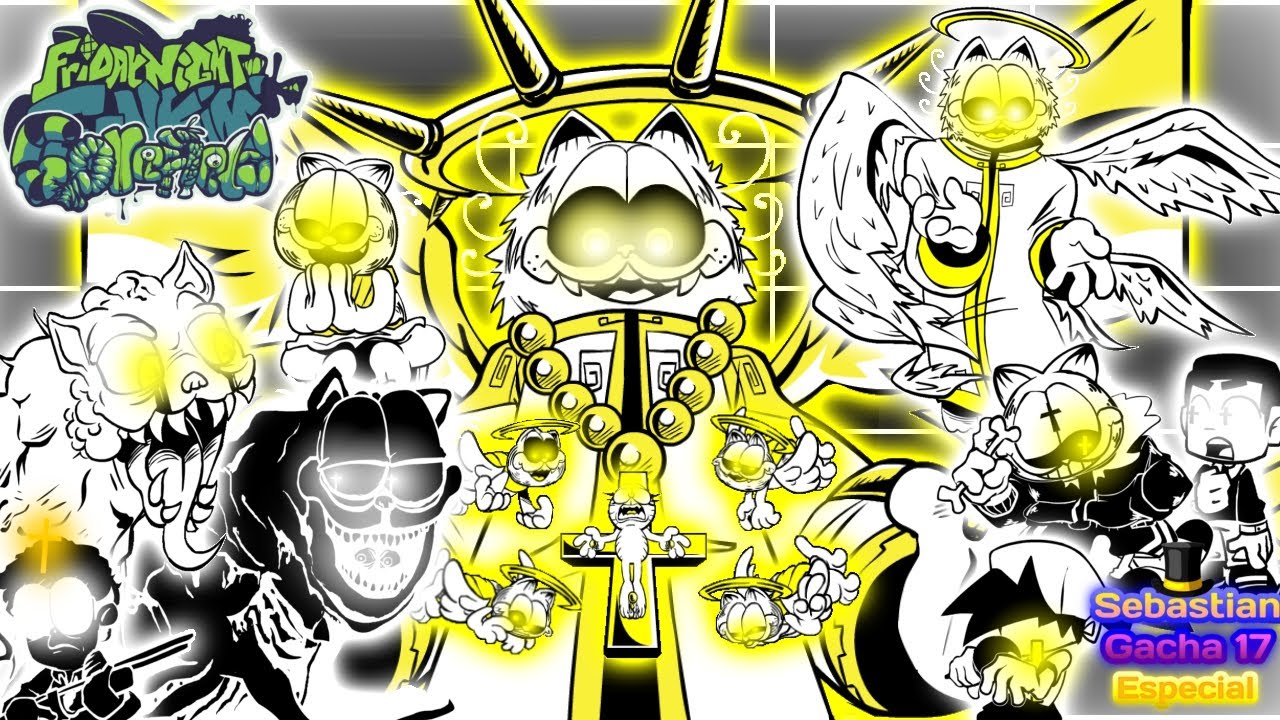 Characters & Gachatubers React To Vs Gorefield v2 Part 6 (Godfield's Will...) (Especial de Navidad)